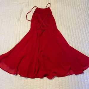 Red dress